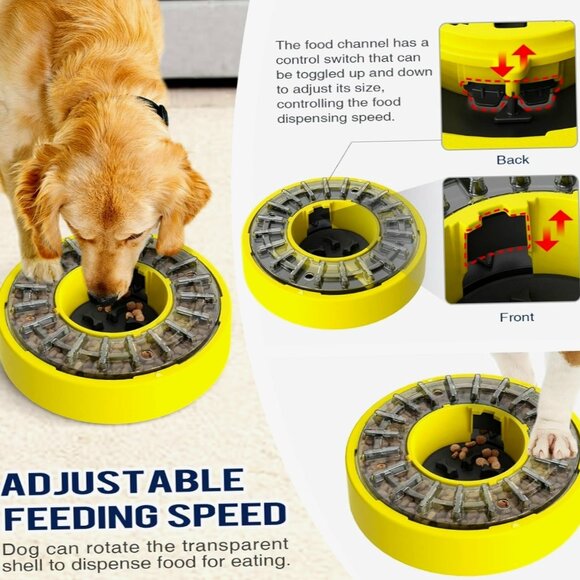 Slow Feeder Dog Bowl~ 17.64 Ounce Capacity- Polypropylene Material- For all size - Picture 2 of 8